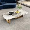 Buy cheap Square Marble Coffee End Tables Combination For Living Room from wholesalers