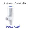 Buy cheap Kitchen Ceramic White Chrome Plated Plastic Angle Valve from wholesalers