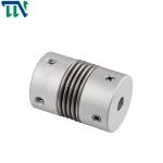 Flexible Bellows Shaft Coupling Assembly For Servo Motor 2 Inch M6