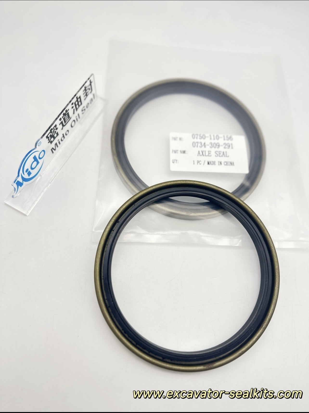 0734-309-422｜High-Wear Resistant Excavator Axle Shaft Seal