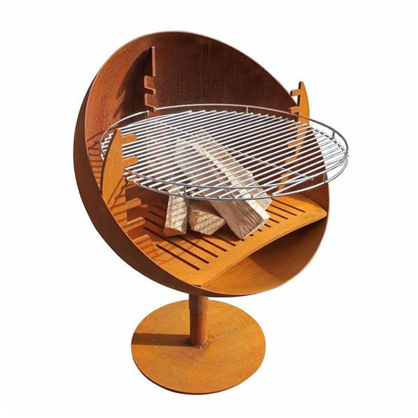 Buy cheap European Outdoor Cooking Grills Fire Bowl Corten Steel Barbecue Grill from wholesalers