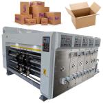4-6 Colors Humanization Flexo Printer Slotter Die Cutter Carton Box Making