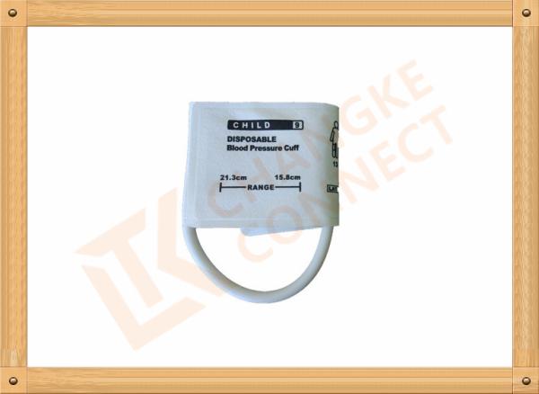 Buy cheap White Disposable Blood Pressure Cuffs / Fiber Disposable Nibp Cuff from wholesalers