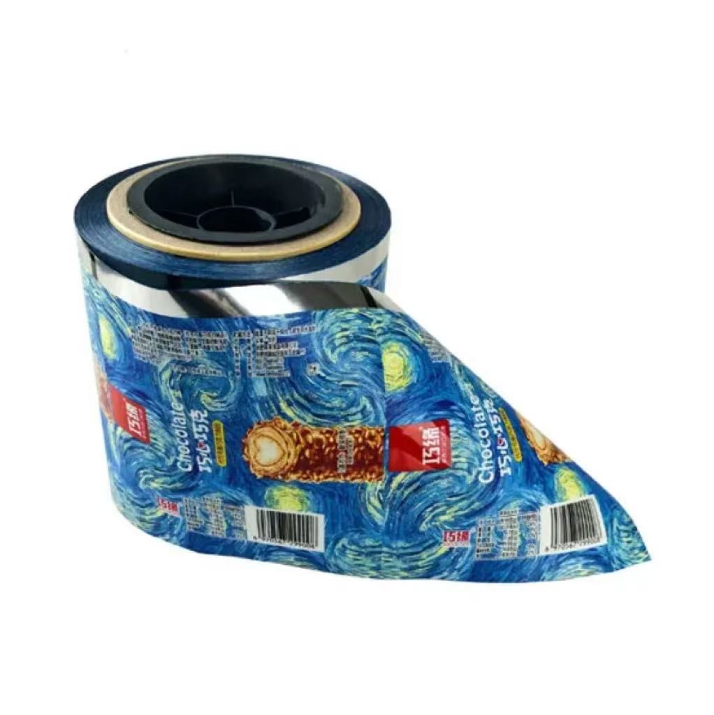 Custom Order Food Grade Chips Packaging Film Rolls PET Plastic Bag Roll Mylar Aluminium Packaging Foil Film Roll