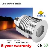 Buy cheap Small Led Outdoor Landscape Lighting Deck Step Wall Led Underground Light IP67 product