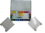 12 / 18 / 24pcs / Plastic Box Solid Art Painting Colours Children'S Watercolor
