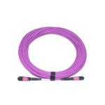 MPO To MPO Female Fiber Optic Patch Cable OM4 50 / 125um LSZH Multimode