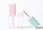 Square 5ml Purple Green Lip Gloss Tube Custom logo Empty Lip Gloss Tube Cosmetic