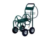 Heavy Duty Garden Cart Four-Wheel Steel Construction for Water Storage and