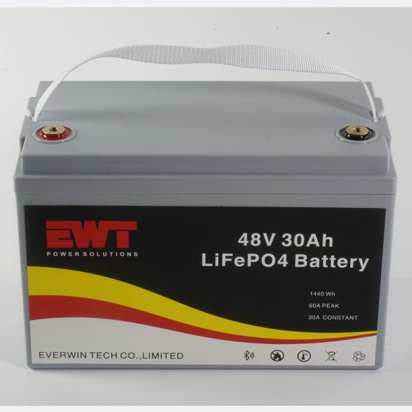 Buy cheap OEM White Color Lithium Iron Phosphate Battery 48 Volt Lifepo4 Li-ion Battery Pack 48v 30ah from wholesalers
