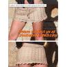Buy cheap summer sexy cotton handmade crochet bikini bra candy swimwear top beachwear top string bra camisole underwear from wholesalers