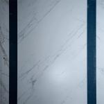 Glazed White Porcelain Marble Sintered Stone Tile Wall Slab Wear Resistant
