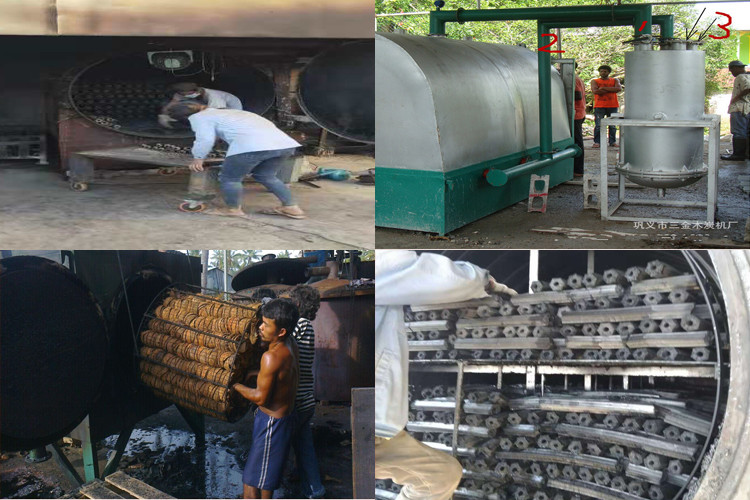 60mm 11kw 3t/h Charcoal Briquette Making Machine