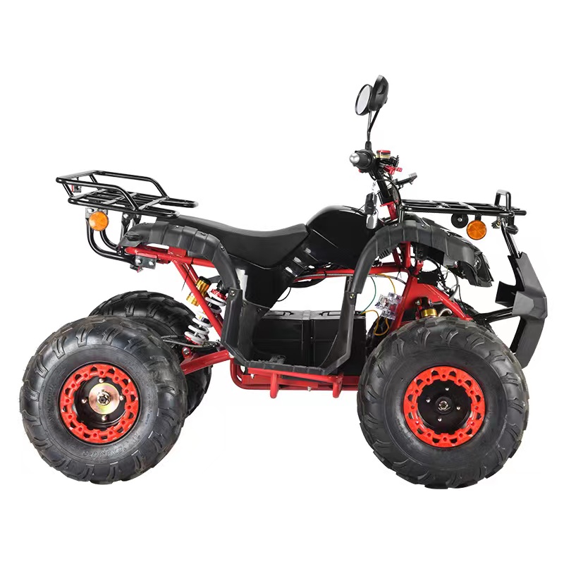 2000W All Terrain Electric Motorcycle 60V 20Ah Battery Single Speed Fat Tire Bike