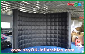 Wholesale Advertising Booth Displays Oxford Cloth Inflatable Photo Booth With Enclosed Lighting Wall SGS Approval from china suppliers