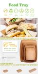 Paper Burger Box, Corrugated Hamburg Box 300gsm Paper Fast Food Disposable