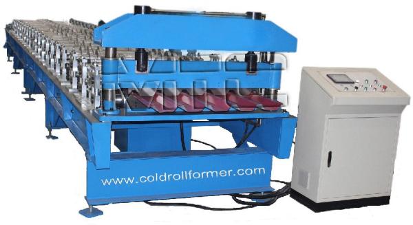 Buy cheap Trapezoial Roof Panel Roll Forming Machine from wholesalers