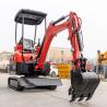 Buy cheap TUV certified Red Mini Crawler Excavator 2000Kg Small Digging Equipment from wholesalers