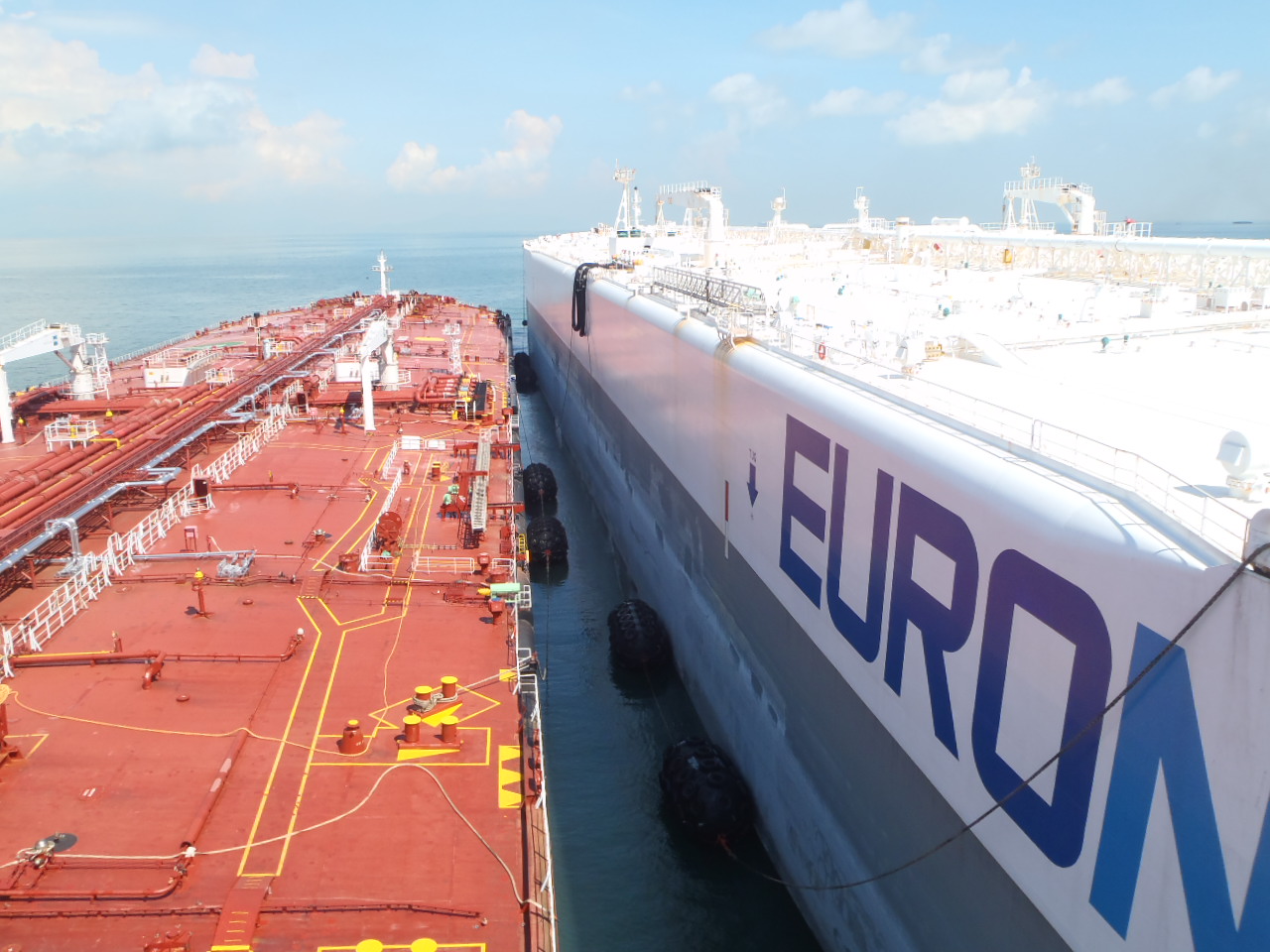 STS Marine Pneumatic Rubber Fender 50Kpa 80Kpa D4.5m*L9.0m