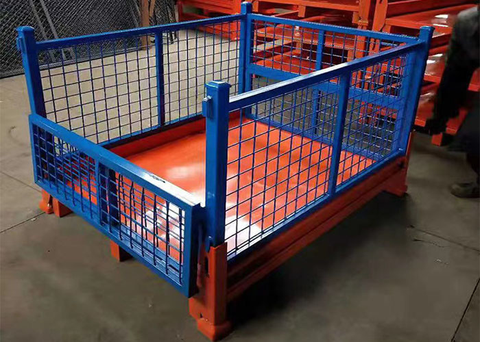 Heavy Duty Foldable Pallet Cage 1000-2000kg Load Bearing ISO9001 Certified