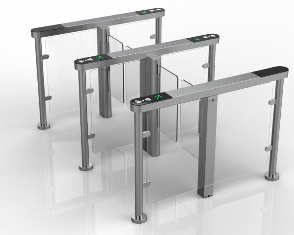 Buy cheap 24V DC Safe Entry Speed Lane Gate Turnstile Fingerpint Management from wholesalers