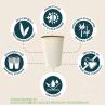 Buy cheap 16 oz Biodegradable Disposable Drinking Coffee Cups, Eco Friendly Premium Party Cups, Natural Unbleached, Upcycled from wholesalers