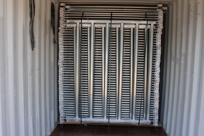 Six Bars Heavy Duty Metal Oval Rail Cattle Yard Panel for Australia