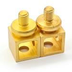 Automotive Custom Made CNC Parts Polishing Turned Brass Components High