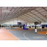 Buy cheap 40m X 100m Black PVC Modular Temporary Structure Self Cleaning from wholesalers
