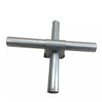 DIN ANSI Greenhouse Metal Frame Parts Coarse Thread Greenhouse Pipe Connectors