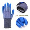 Buy cheap Washable Blue Latex Safety Gloves Heavy Duty Grip Latex Gloves from wholesalers