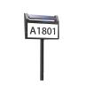 Buy cheap Resin Plaque Solar Powered Address Numbers Rain Proof With LiFePO4 Battery from wholesalers