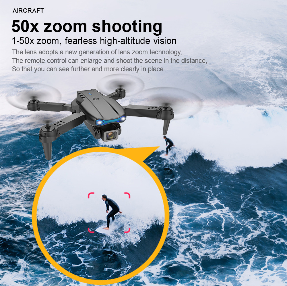 Drone E99 PRO HD Dual Camera Rc Helicopter Folding Quadcopter WiFi Image Transfer Drone