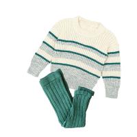 Buy cheap Winter Kids Cotton Hand Knitted Lounge Chunky Striped Sweaters Tight Leggings product
