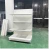 Buy cheap Factory Customized Size Thickness Color white supermarket gondola shelf disassemble column display rack from wholesalers