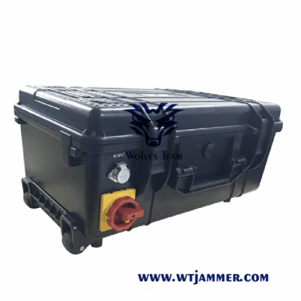 Buy cheap Powerful Vehicle Military Draw Bar Box 6 Channels Walky-Talky UHF VHF Jammer Output Power 300W from wholesalers