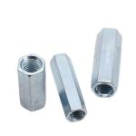 201/304 Standard Stainless Steel Cylindrical Screw Joint Nut with ZINC PLATED