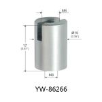 M8 Ceiling Mounted Wire Hanging System Coupler Silver Surface Treatment YW86266
