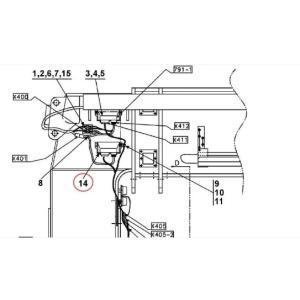 China Automated Control Rectangle Spreader Controller Kalmar Reach Stacker Parts Weatherproof on sale