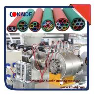 Buy cheap Air blowing Telecommunication PE microduct extruder machine 5/3.5mm, 10/8mm,12 product