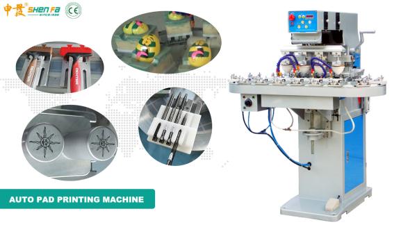 Buy cheap 4 Color Automatic Pad Printing Machine For Pen barrels 6000pcs/hr from wholesalers