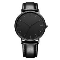 Buy cheap China Shenzhen factory matte black luxury minimalist men watches with good price product