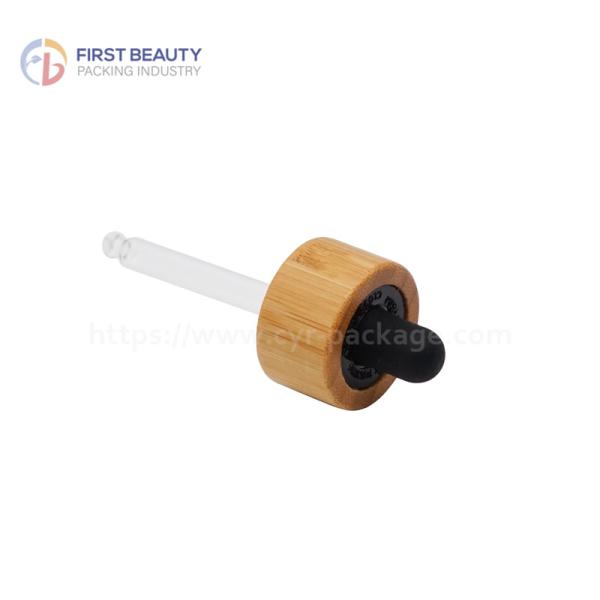 Buy cheap Child Resistant Bamboo Dropper 20mm Sustainable from wholesalers