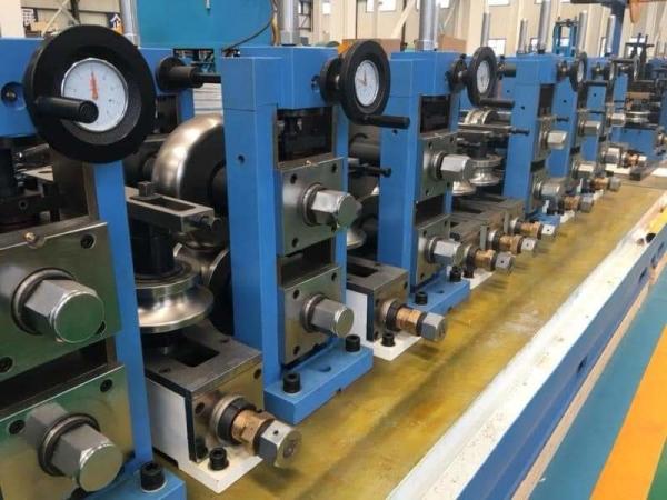 Buy cheap Industrial Cooling Steel Tube Processing Machine / Automatic Welded Pipe Mill from wholesalers