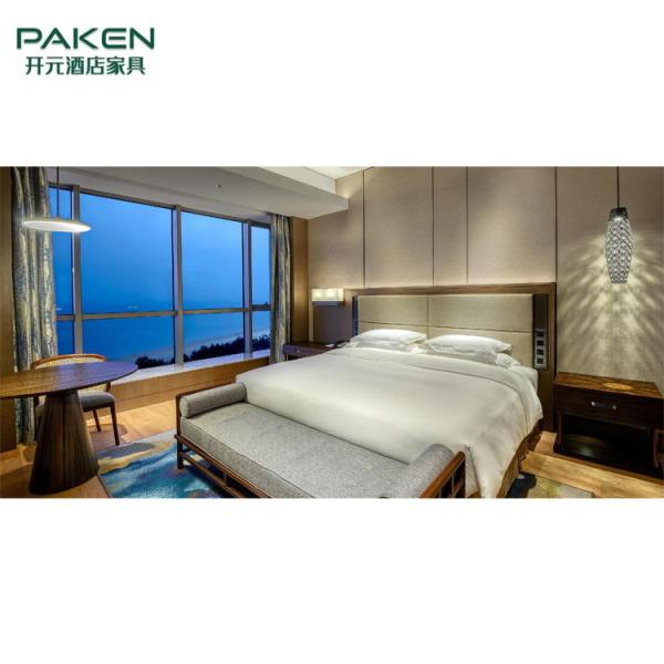 Buy cheap 4 Star 2000mm Bed Base Luxury Hotel Bedroom Furniture from wholesalers