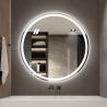 Buy cheap Waterproof Frameless Touch Screen Vanity Smart Led Light Round Bathroom Silver Mirror from wholesalers