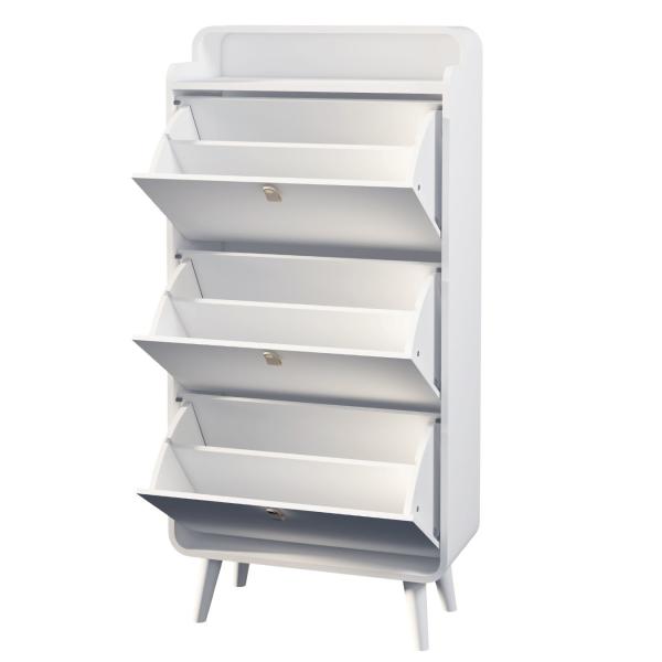 Buy cheap Tri-amine flip shoe cabinet with shoe rack from wholesalers