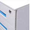 Buy cheap Metal Office Furniture 3 Drawers Saving Space Under Desk Movable Cabinet Cupboard from wholesalers