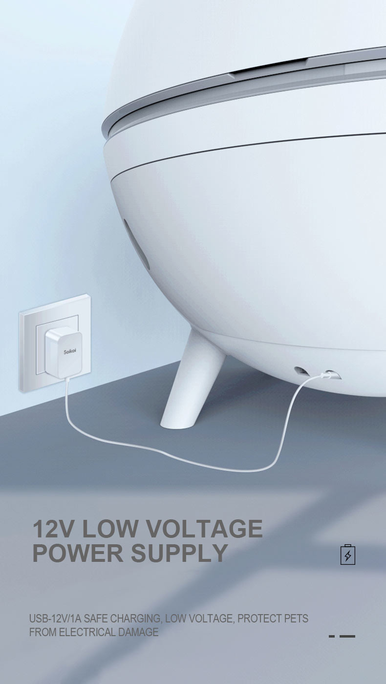 WiFi Cat Smart Toilet 6W DC12V Quick Cleaning No Scooping SAFETY