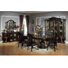 Buy cheap Xinyu Bar Luxury Wood Dining Room Sets Wooden Carving Long Round Antique Table from wholesalers